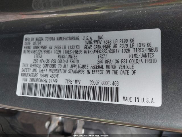 2024 MAZDA CX-50 7MMVABDM4RN197749 Photo 8