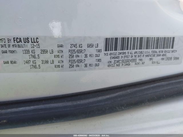 2C4RC1BG3GR245955 Chrysler Town & Country Touring