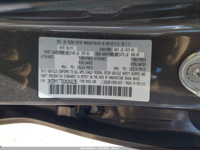 3MZBM1T76GM248236 Mazda Mazda3 I Sport