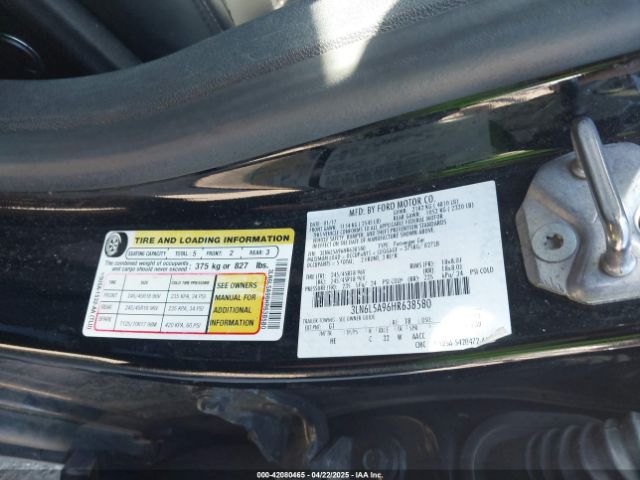 3LN6L5A96HR638580 Lincoln Mkz Premiere