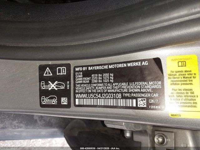 2018 MINI CLUBMAN WMWLU5C54J2G03108 Photo 8