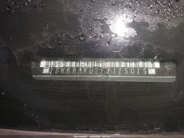 1GKKRRKD2FJ115015 GMC Acadia Slt-1