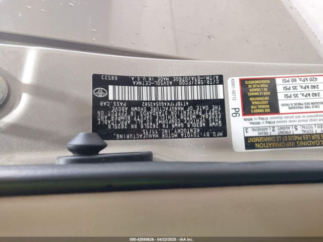 4T1BF1FK4GU543582 Toyota CAMRY LE