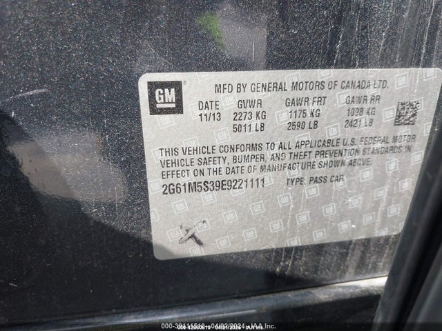 2014 CADILLAC XTS 2G61M5S39E9221111 Photo 8