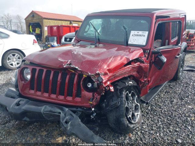 1C4HJXDN8MW714976 Jeep Wrangler Unlimited Sport S 4x4
