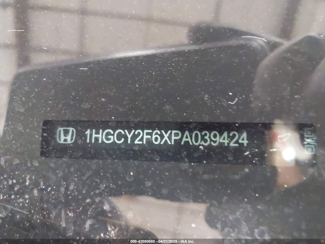 1HGCY2F6XPA039424 Honda lfc5
