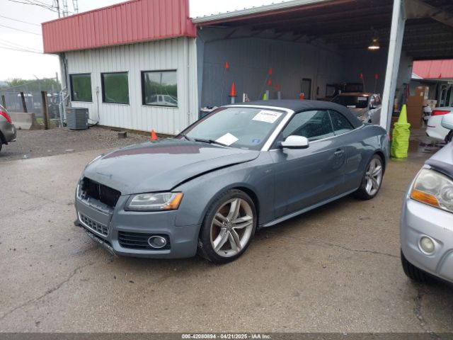 2012 AUDI S5 WAUCGAFH6CN003386 Photo 1