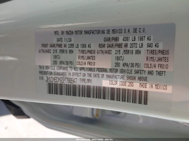 3MVDMBDM9SM788547 Mazda Cx-30 2.5 S Premium Package