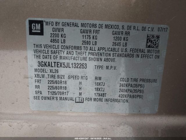 2018 GMC TERRAIN 3GKALTEX5JL132263 Photo 8
