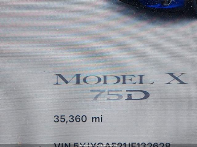 5YJXCAE21JF132628 Tesla Model X 100d/75d/p100d