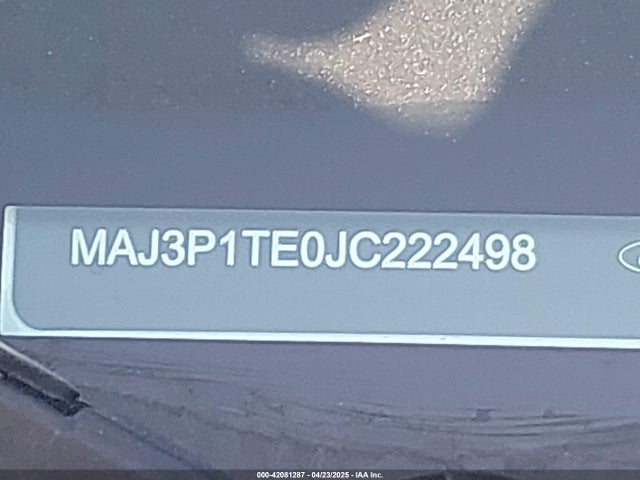 MAJ3P1TE0JC222498 Ford Ecosport Se