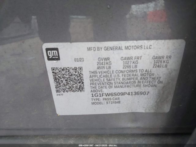 2023 CHEVROLET BOLT EV 1G1FW6S09P4136907 Photo 8