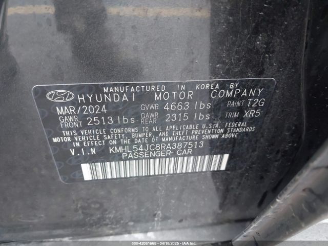KMHL54JC8RA387513 Hyundai Sonata N Line