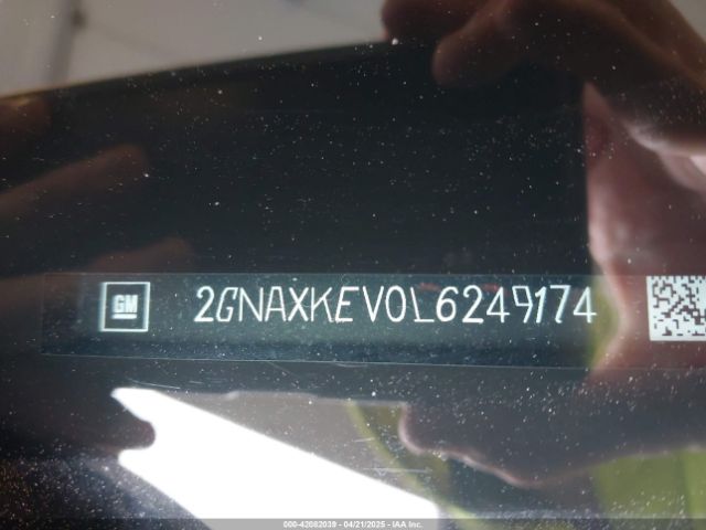 2020 CHEVROLET EQUINOX 2GNAXKEV0L6249174 Photo 8