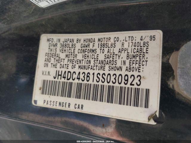 1995 ACURA INTEGRA JH4DC4361SS030923 Photo 8