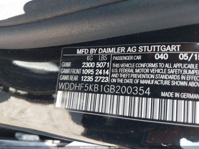 2016 MERCEDES-BENZ E 350 WDDHF5KB1GB200354 Photo 8