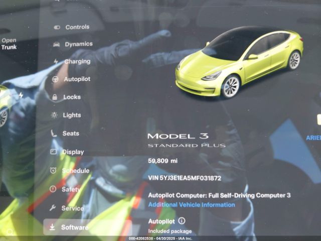 2021 TESLA MODEL 3 5YJ3E1EA5MF031872 Photo 6