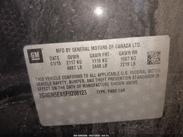 2G4GN5EX6F9208123 Buick Regal Turbo/e-assist Premium I