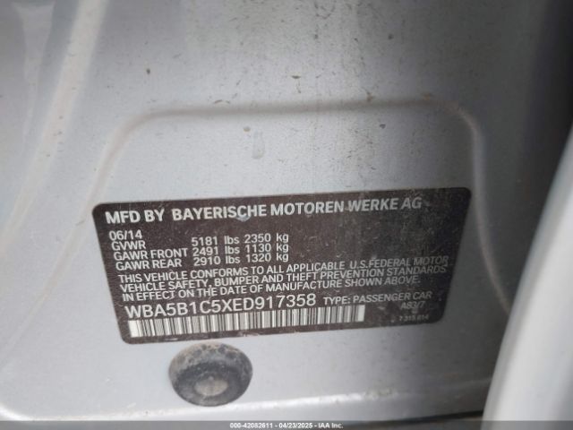 WBA5B1C5XED917358 BMW 535i