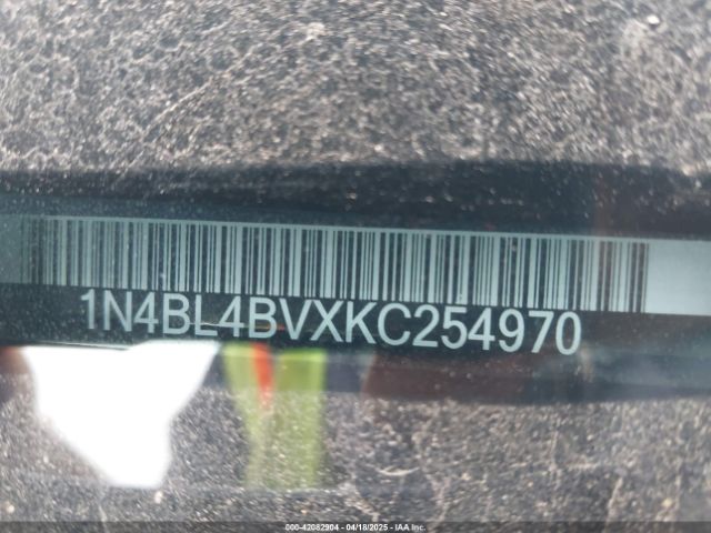 1N4BL4BVXKC254970 Nissan Altima 2.5 S