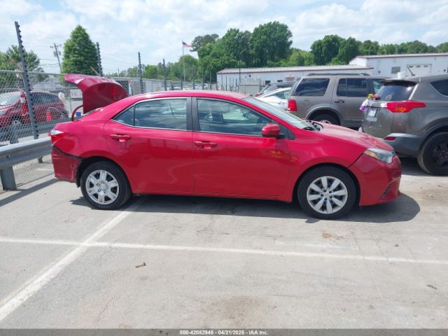 2T1BURHE5GC729466 Toyota COROLLA LE