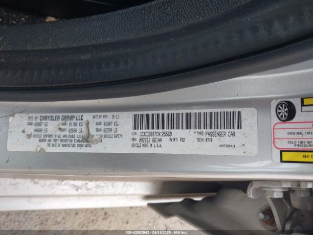2012 CHRYSLER 200 1C3CCBBB7CN125569 Photo 8