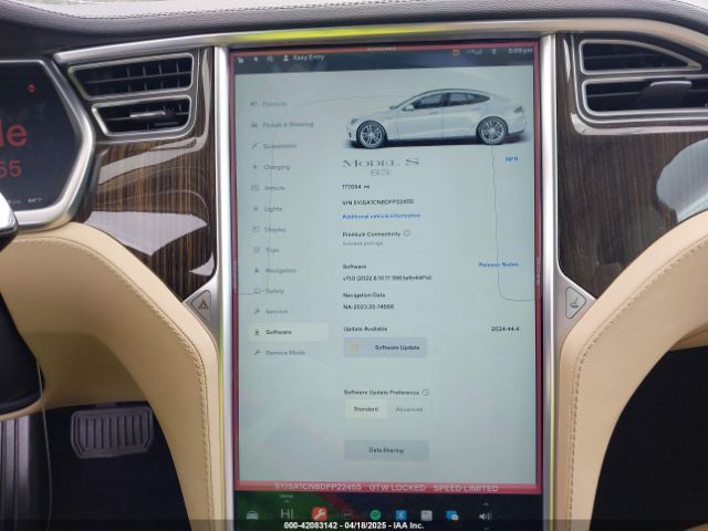 2013 TESLA MODEL S 5YJSA1CN8DFP22455 Photo 6