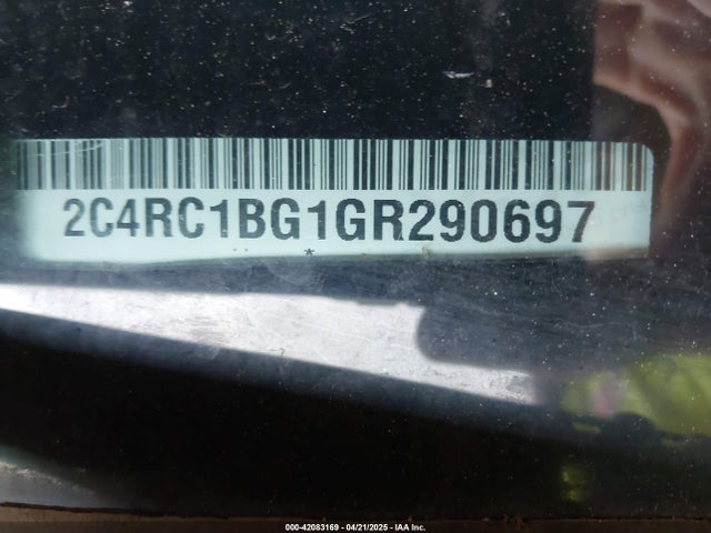 2C4RC1BG1GR290697 Chrysler Town & Country Touring