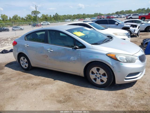 KNAFK4A63F5380569 KIA FORTE LX