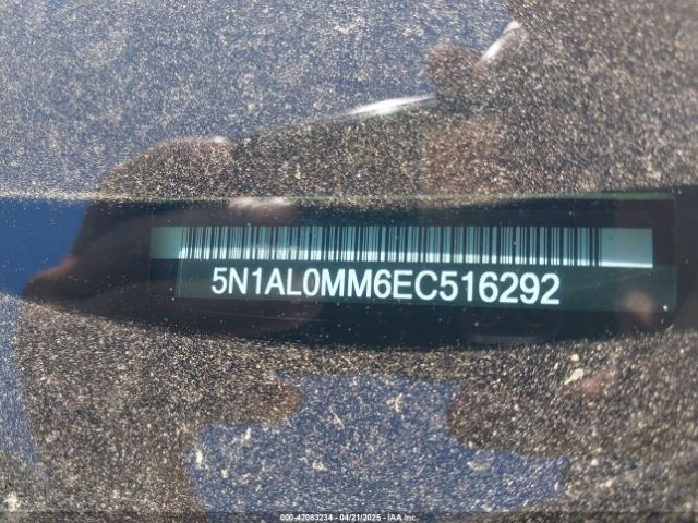 5N1AL0MM6EC516292 Infiniti QX60