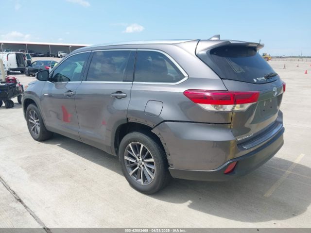 5TDKZRFH3KS346608 Toyota Highlander Xle