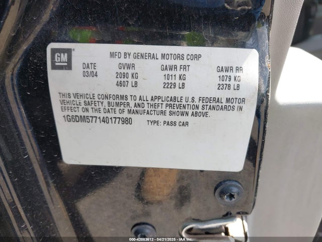 2004 CADILLAC CTS 1G6DM577140177980 Photo 8