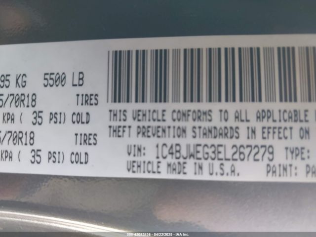 2014 JEEP WRANGLER UNLIMITED 1C4BJWEG3EL267279 Photo 8