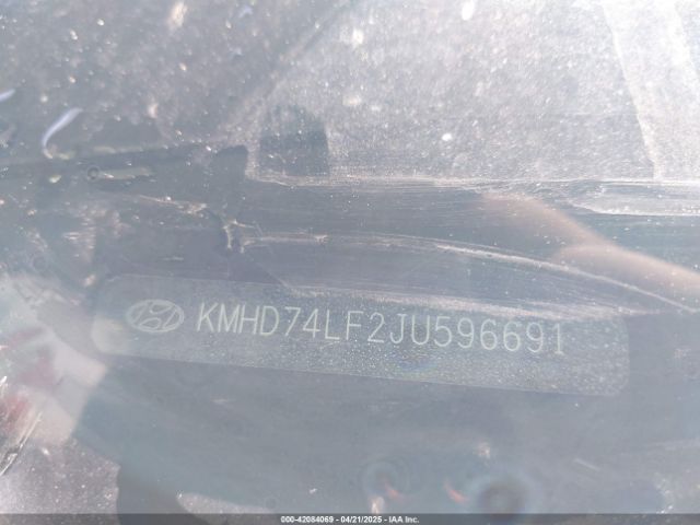 KMHD74LF2JU596691 Hyundai ELANTRA SE