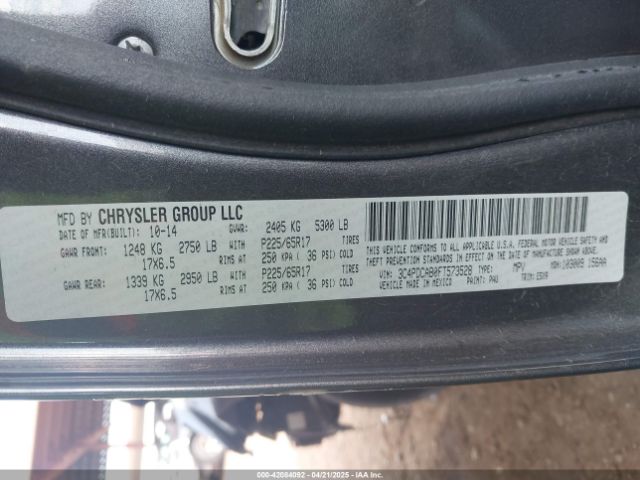 3C4PDCAB0FT573528 Dodge Journey American Value Pkg
