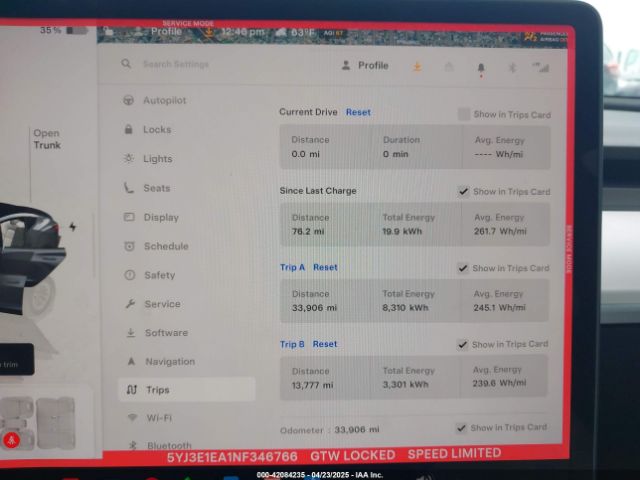 2022 TESLA MODEL 3 5YJ3E1EA1NF346766 Photo 6