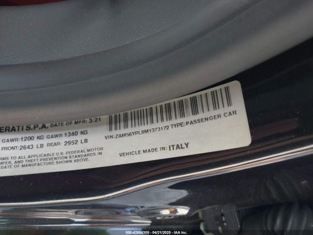 ZAM56YPL8M1373172 Maserati Quattroporte S Granlusso