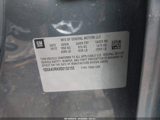 2013 CADILLAC ATS 1G6AA5RX8D0132155 Photo 8