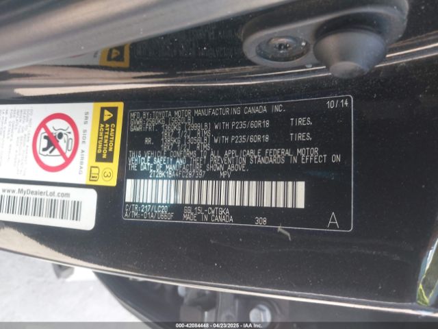 2T2BK1BA4FC287397 Lexus RX 350