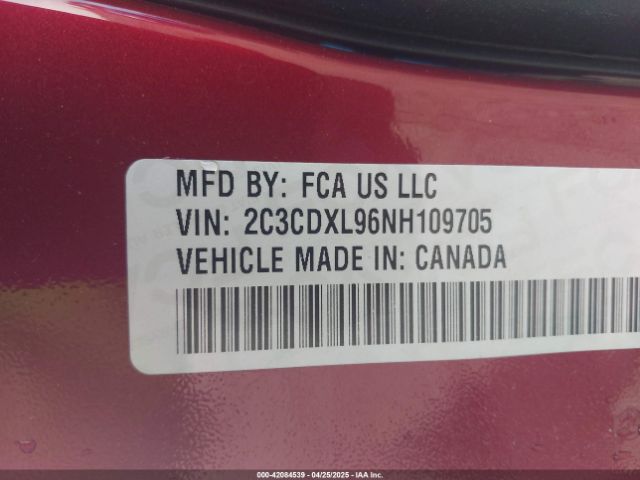2C3CDXL96NH109705 Dodge Charger Srt Hellcat Widebody