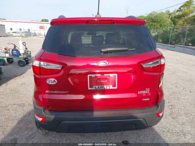MAJ3S2GE6LC365456 Ford Ecosport Se