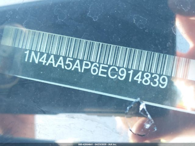 1N4AA5AP6EC914839 Nissan Maxima 3.5 Sv