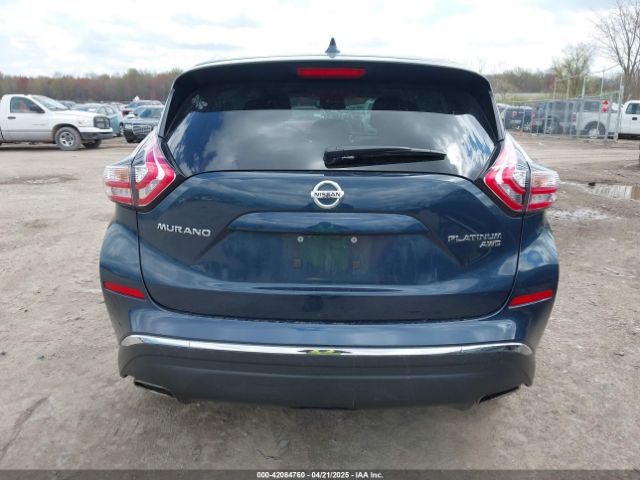 5N1AZ2MH9JN192329 Nissan Murano Platinum