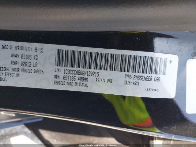 2016 CHRYSLER 200 1C3CCCAB6GN120215 Photo 8