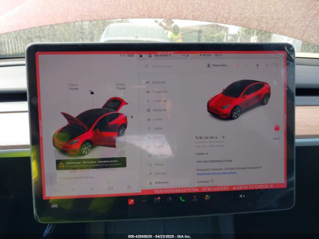 7SAYGDEE6RA275784 Tesla Model Y Long Range Dual Motor All-wheel Drive