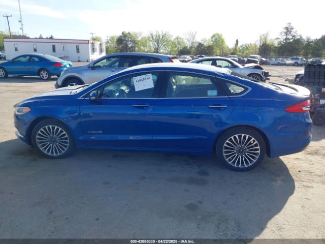 3FA6P0RU7JR273858 Ford Fusion Hybrid Titanium