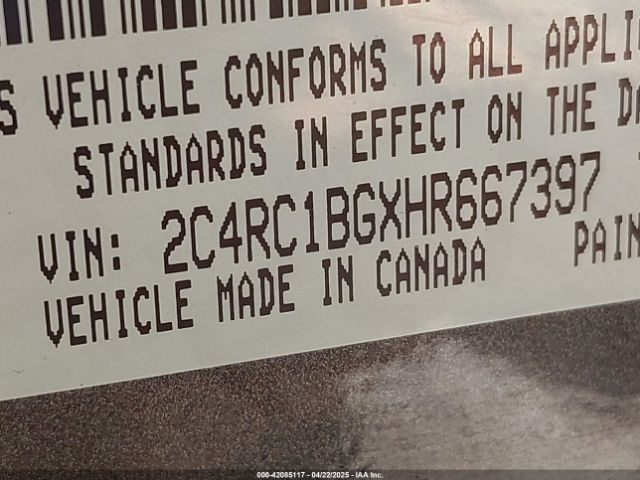 2C4RC1BGXHR667397 Chrysler Pacifica Touring-l