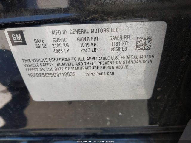 2013 CADILLAC CTS 1G6DE5E55D0118056 Photo 8