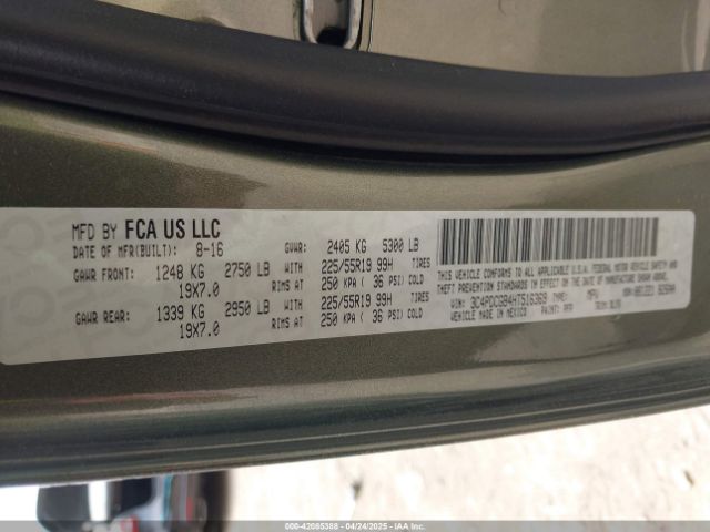 3C4PDCGB4HT516369 Dodge Journey Crossroad Plus