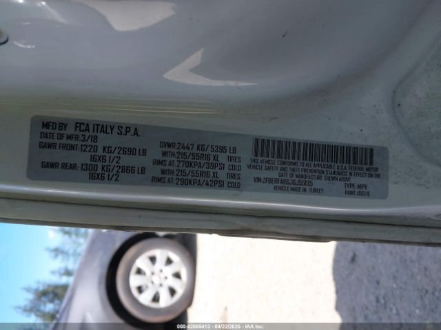 ZFBERFAB6J6J55135 RAM Promaster City Tradesman